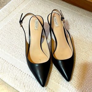 Colehaan slingback low pumps